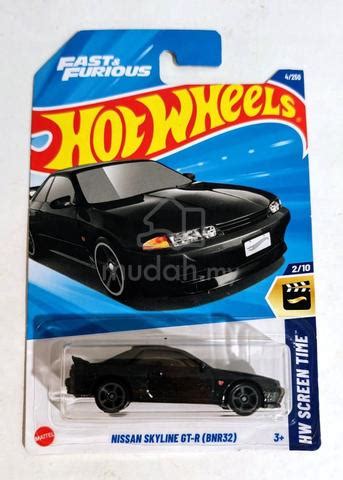 Hot Wheels Nissan Skyline GT R BNR32 R32 Ff Hitam Hobby Collectibles For Sale In Kajang