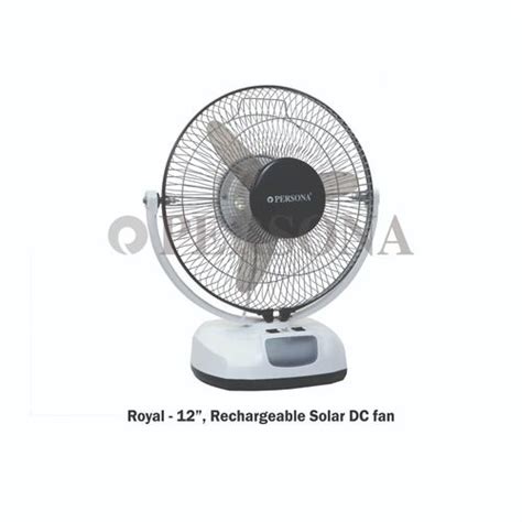 Royal 12 Rechargeable Solar Dc Fan Blade Diameter 12 Inch In At Best Price In New Delhi