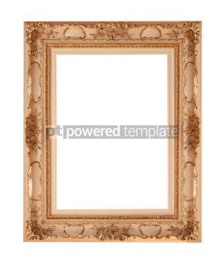 Golden Picture Frame Baroque Style Stock Photo 103596