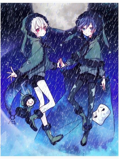 After The Rainanime After The Rain Soraru And Mafumafu Poster By