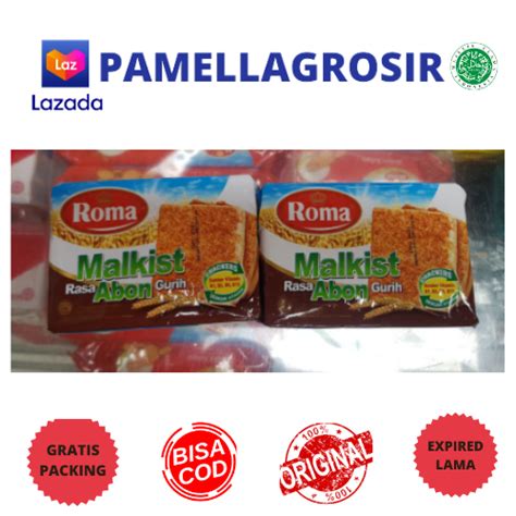 Roma Malkist Abon Crackers Gr Snack Makanan Ringan Jajanan Cemilan