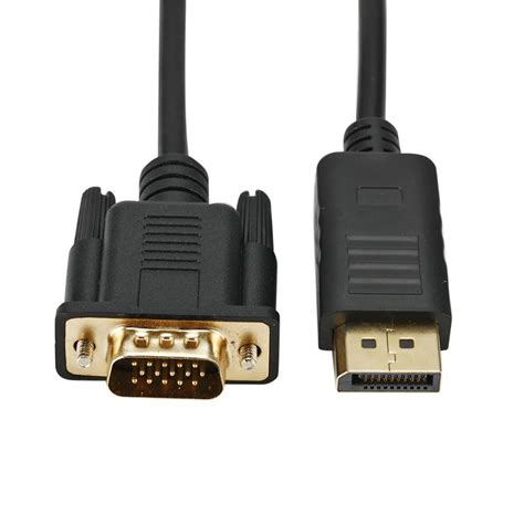 Dp Vers Vga Displayport Câble Adaptateur Dp Vers Vga Mâle Vers Mâle