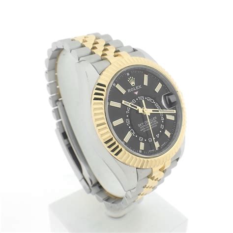 Rolex Sky Dweller Jubilee Gold Steel Black Dial 42 Mm UNWORN 2022