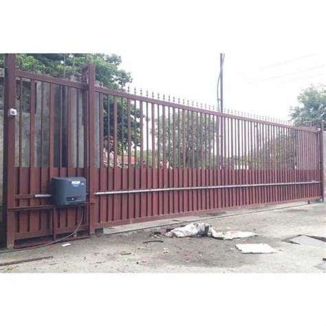 Mild Steel Automatic Telescopic Sliding Gate For Factory At Rs 60000