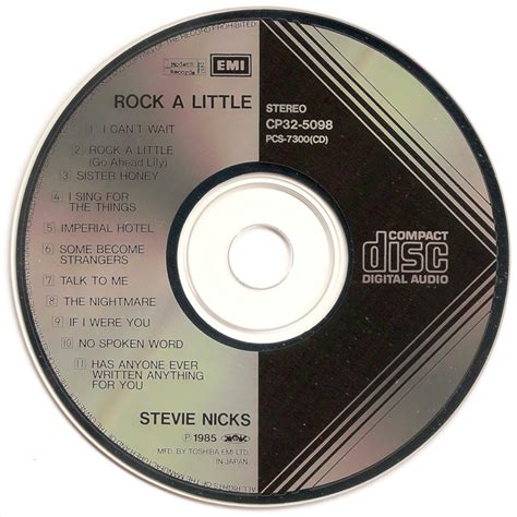 The First Pressing CD Collection: Stevie Nicks - Rock a Little