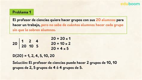 Ejercicios De Multiplos Y Divisores