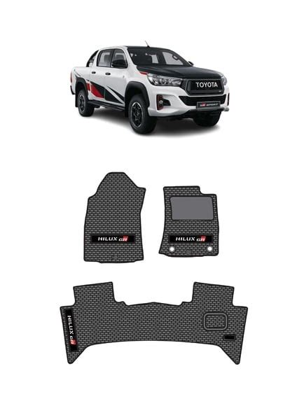 Toyota Hilux Dc Gd6 Gr Interior Mat Set 2015 To Present · Rubber Direct