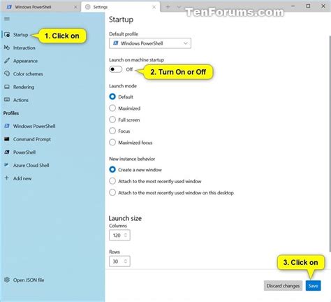 How To Turn On Or Off Run Windows Terminal At Startup In Windows 10