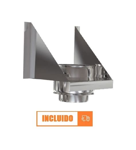 SOPORTE MURAL DOBLE PARED INOX 304 250 MM PRACTIC DISNER