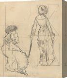 Edgar Degas Study For Mary Cassatt At The Louvre The Etruscan Gallery