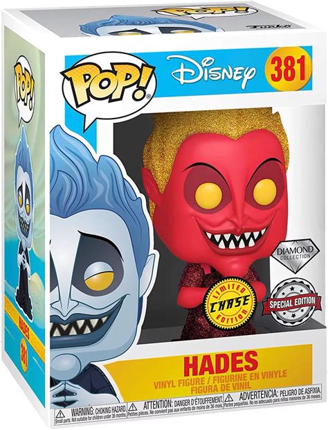 Amazon Funko Pop Disney Hot Topic Exclusive Hades Chase 381 Pop Protector Toys Games