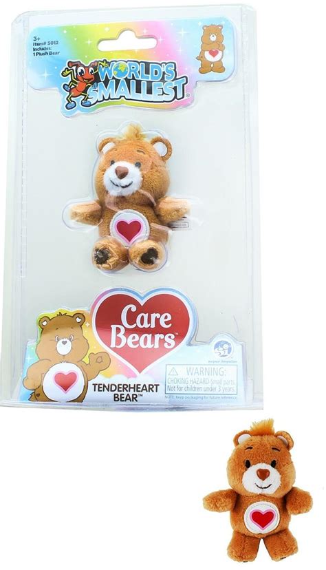 Worlds Smallest Care Bears Mini Plush Toy Tenderheart Bear