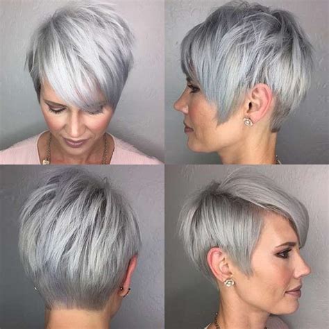 Short Hairstyle Grey Hair 5 Hair Styles For Women Over 50 Short Hair Cuts For Women Short