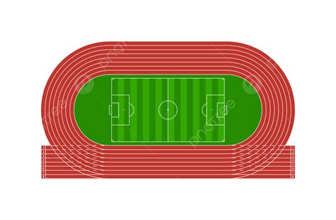 Pista De Corrida Est Dio De Futebol Png Atleta Acima Ou Imagem