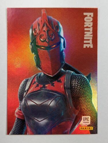 2019 Panini Fortnite Series 1 285 RED KNIGHT Legendary Holo Foil USA