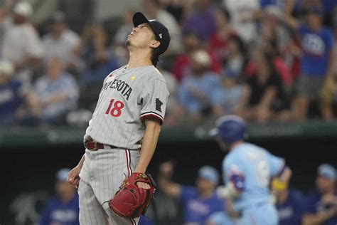 ツインズ・前田健太 5回9安打3失点で1カ月ぶり勝利ならず 粘りの投球も、痛恨の9試合連続被本塁打― スポニチ Sponichi Annex 野球