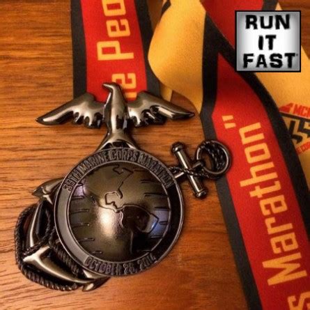 Marine Corps Marathon Medal (2014) - Run It Fast®Run It Fast®