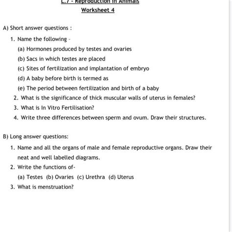 Top 123 + Reproduction in animals class 8 questions and answers - Inoticia.net