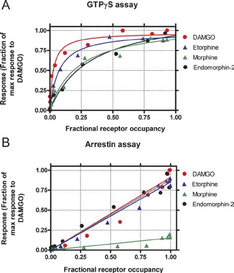 Fractional Receptor Occupancy Response Relationships For MOPr Agonists