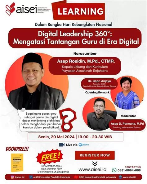 AISEI Komunitas Pendidik Indonesia Menggelar Seminar Digital Leadership