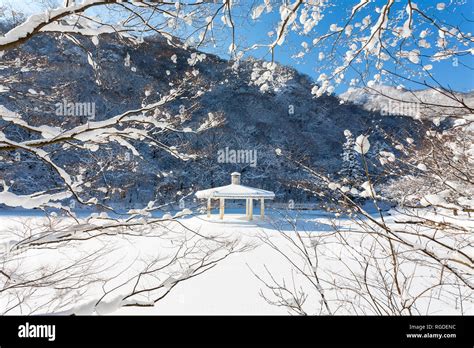 South korea landscape winter hi-res stock photography and images - Alamy