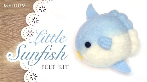 Diy Kawaii Sunfish Asmr Needlefelting Tutorial Youtube