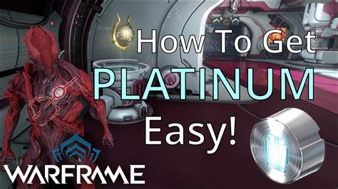 WARFRAME HOW TO GET PLATINUM EASY Void Fissures YouTube