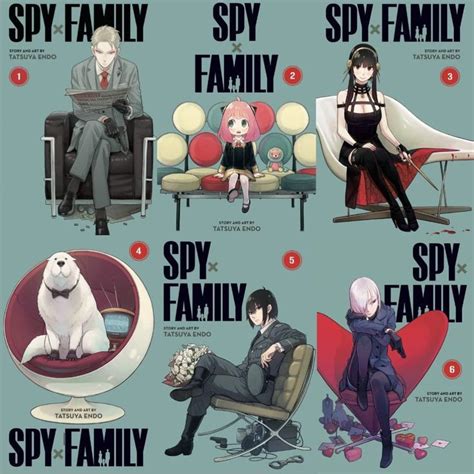 viz media, Spy x Family Collection Set Volumes 1-6 by Tatsuya Endo ...