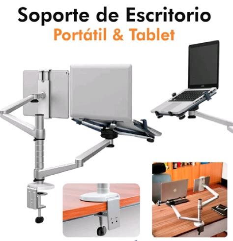 Soporte Elevador Ajustable Ergon Mico Para Computadora Port Til Luegopago