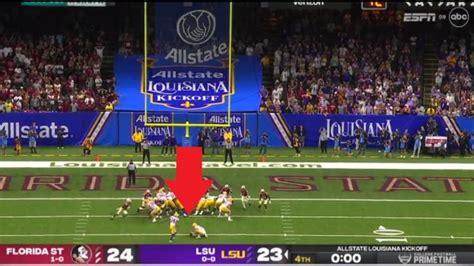 Video Lsu Loses On Unbelievable Blocked Extra Point