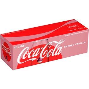 Cherry Vanilla Coke, Cherry Vanilla Flavored Coca-Cola Soda Pop Soft ...