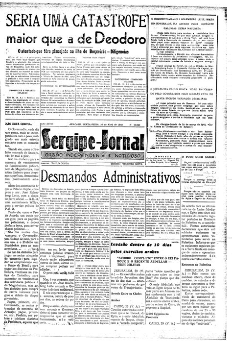 Jornais De Sergipe Sergipe Jornal