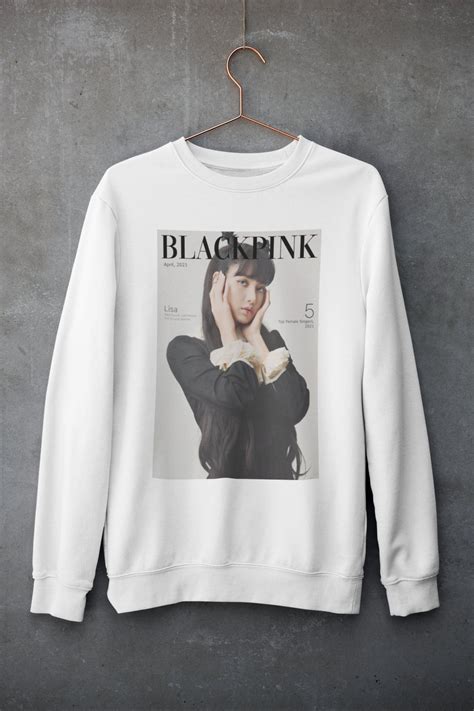 Lisa Blackpink Pullover Farbe Blackpink Grafik Sweatshirt Etsy De