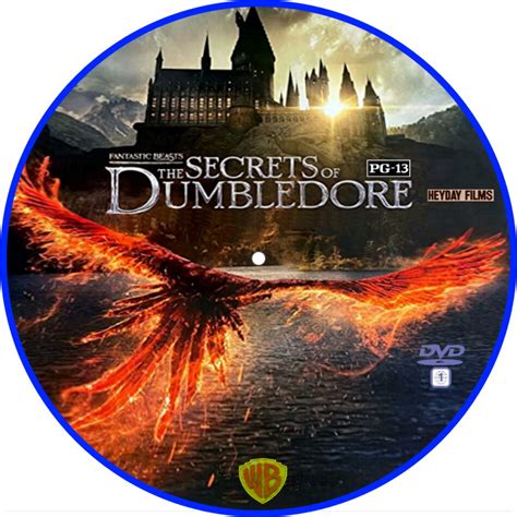 The Secrets Of Dumbledore 2022 R1 Custom DVD Label DVDcover