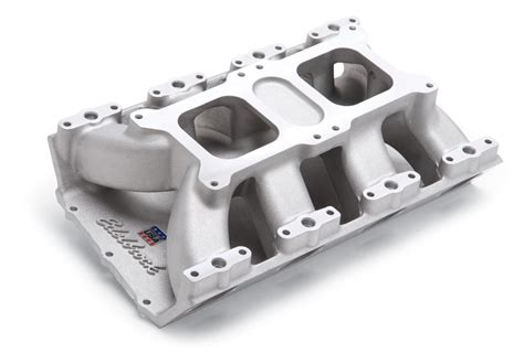 Edelbrock Performer Dual Quad Air Gap Efi Intake Manifolds 75245 Free Shipping On Orders Over