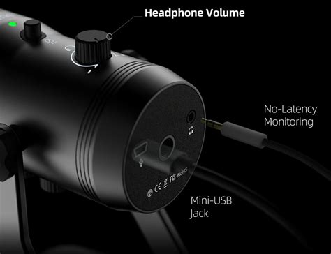 FIFINE K690 USB Mic with Four Polar Patterns, Gain Dials, A Live Monit ...