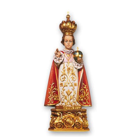 "Infant Jesus of Prague" Statue in Linden Wood (24", 30", 36") - St. Andrew's Book, Gift ...