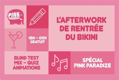 Jeudi 10 octobre 2024 l Afterwork de rentrée du Bikini