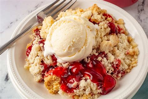 Easy Cherry Dump Cake Recipe with 3 Ingredients | She's Not Cookin'