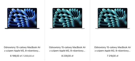 Odnowiony MacBook Air 15 cali z czipem M2 dostępny w Polsce