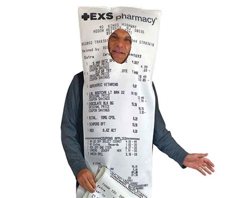 This Giant Cvs Receipt Costume Is Too Relatable For Cvs Shoppers