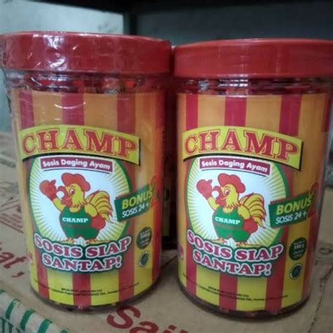 Jual Sosis Champ Siap Makan 1 Toples Isi 24 2 Shopee Indonesia