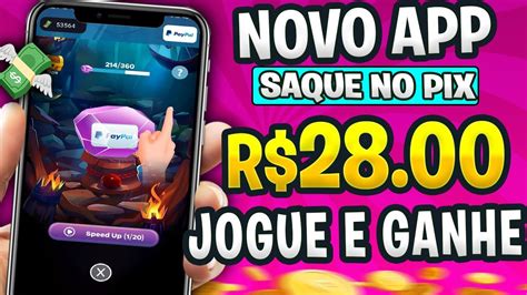 APP Para GANHAR DINHEIRO Via PIX JOGANDO Receba R 28 No Pix Jogo