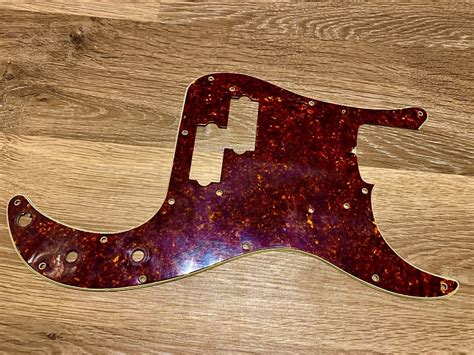 Fender Precision Bass Pickguard Tortoiseshell Reverb Uk