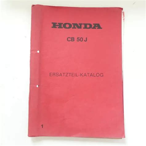 Original Honda Cb J Ersatzteilkatalog Ersatzteilliste Handbuch