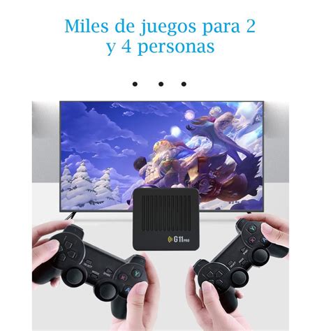 Consola De Videojuegos Retro Clasicos K Hd G Inal Mbrico Gamebox