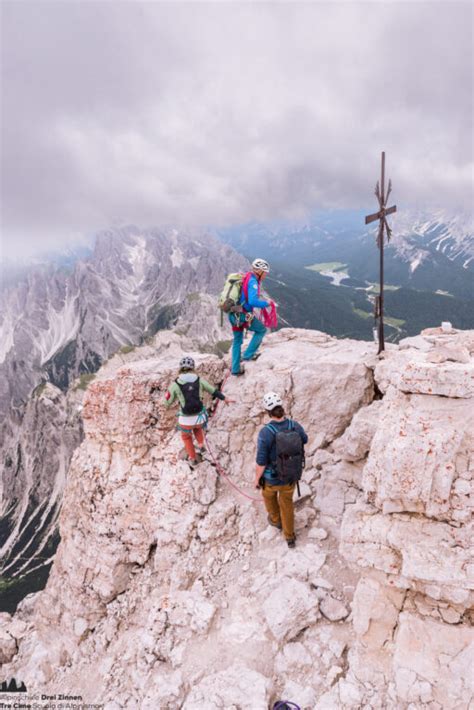 Normalweg Große Zinne via normale Cima Grande di Lavaredo Drei