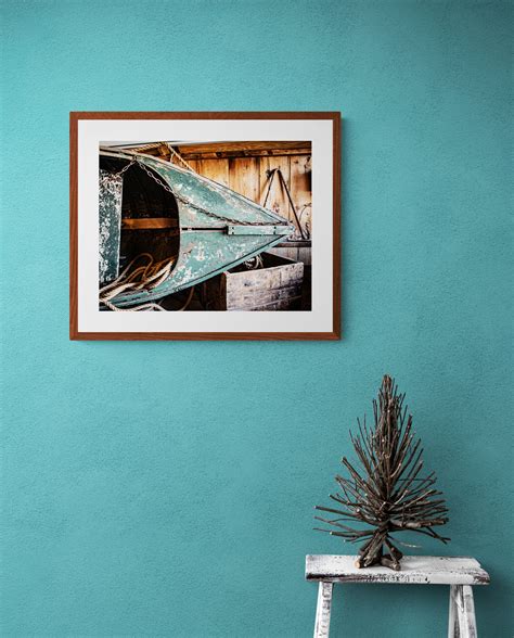 Vintage Rustic Nautical Boat Photo, Antique Maritime Lake Boat Print ...