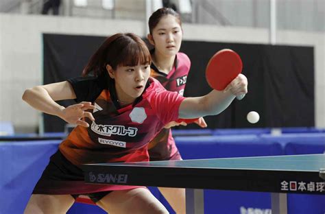 木原、長崎組が女子ダブルスで準決勝進出 全日本卓球 産経ニュース