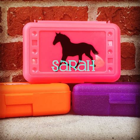 Personalized Pencil Box School Supplies Plastic School Box Etsy